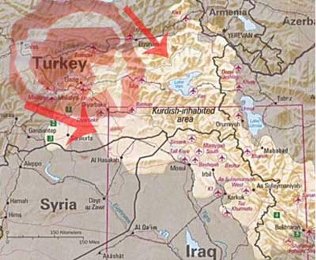 Turquia prepara invasão (fotomontagem)