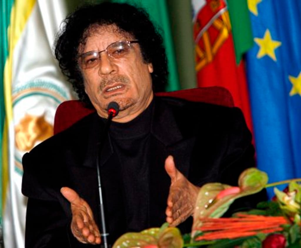 Kadhafi em Lisboa (Paulo Carriço/Lusa)