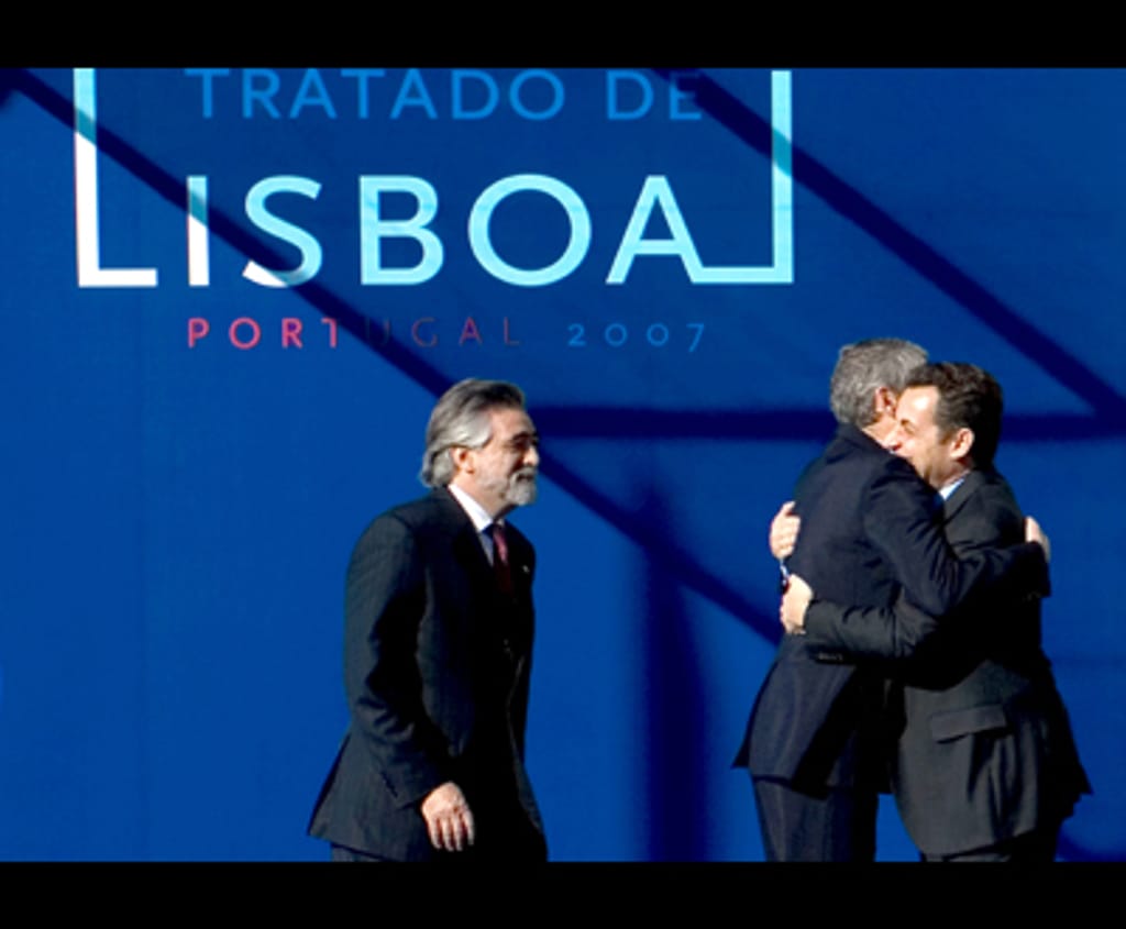 Assinatura do Tratado de Lisboa - Foto de Miguel A. Lopes para Lusa