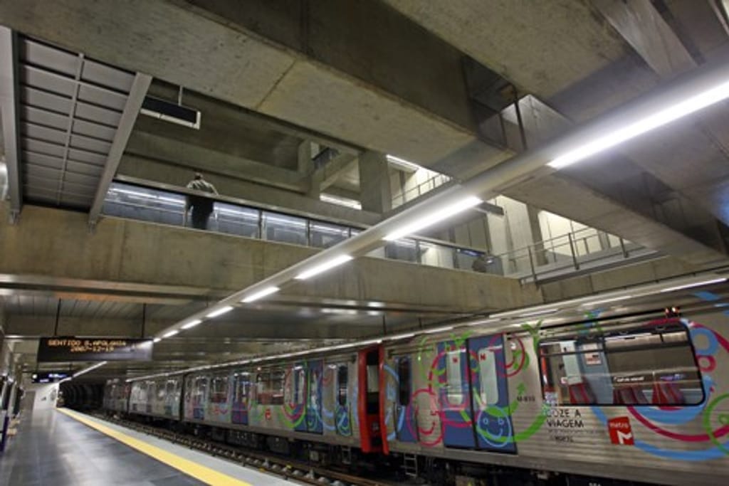 Abertura da estação de Metro do Terreiro do Paço (Foto Lusa/Tiago Petinga)