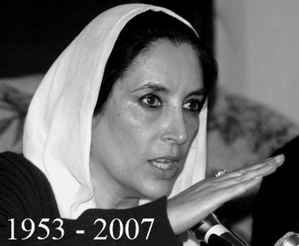 Benazir Bhutto  foi assassinada a 27 de Dezembro de 2007 (Foto Lusa/EPA)