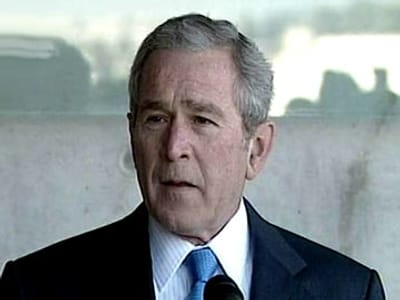 Bush está satisfeito com esforços globais contra crise - TVI