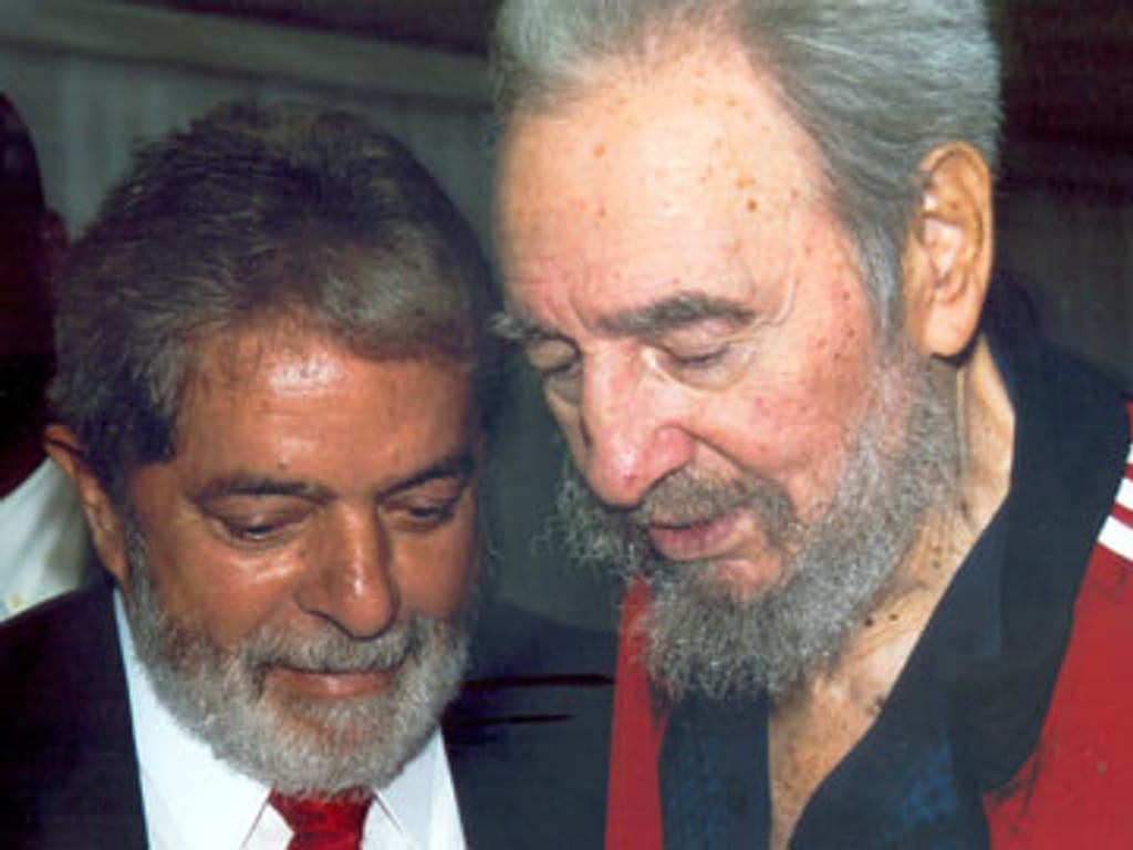 Fidel Castro e Lula da Silva