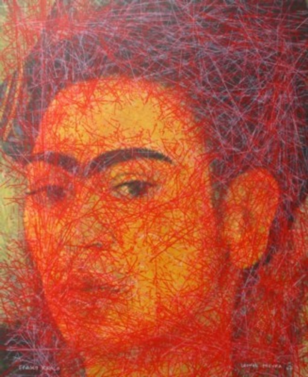 Frida Kahlo (cortesia da galeria LEONEL MOURA ARTe)