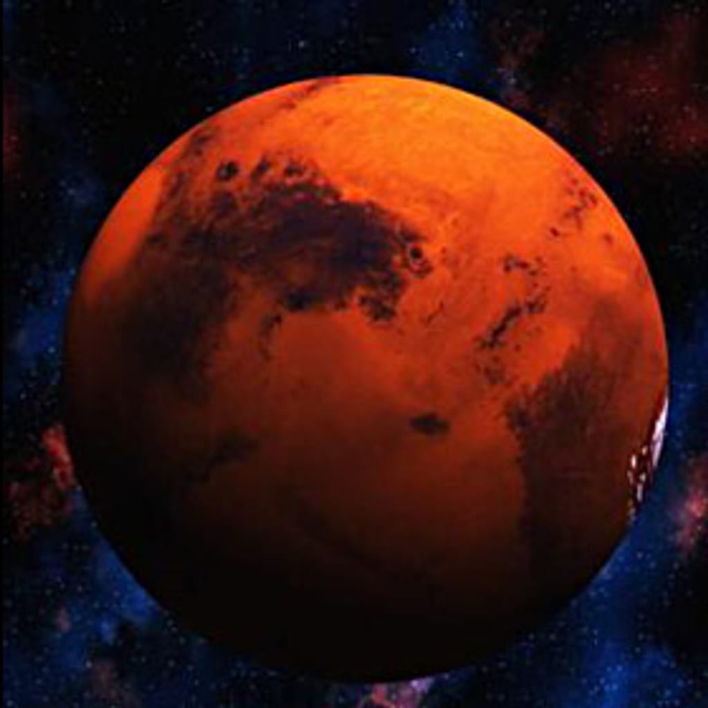 Imagem do «planeta vermelho»