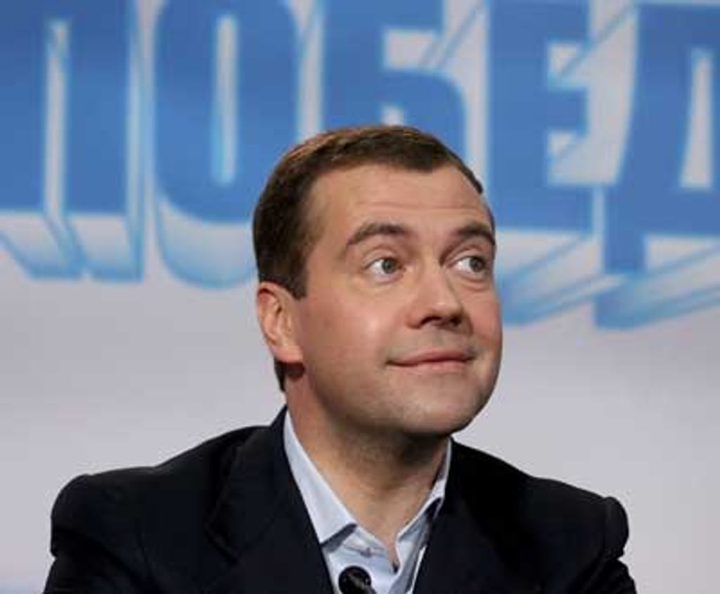 Dimitri Medvedev, o novo presidente da Rússia - Foto Lusa/EPA