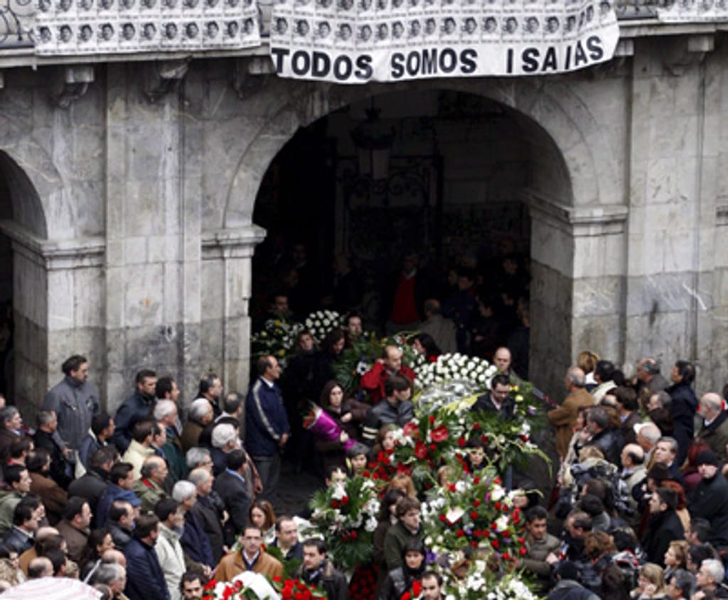 Funeral de Isaías Carrasco, Espanha (EPA/Lusa)
