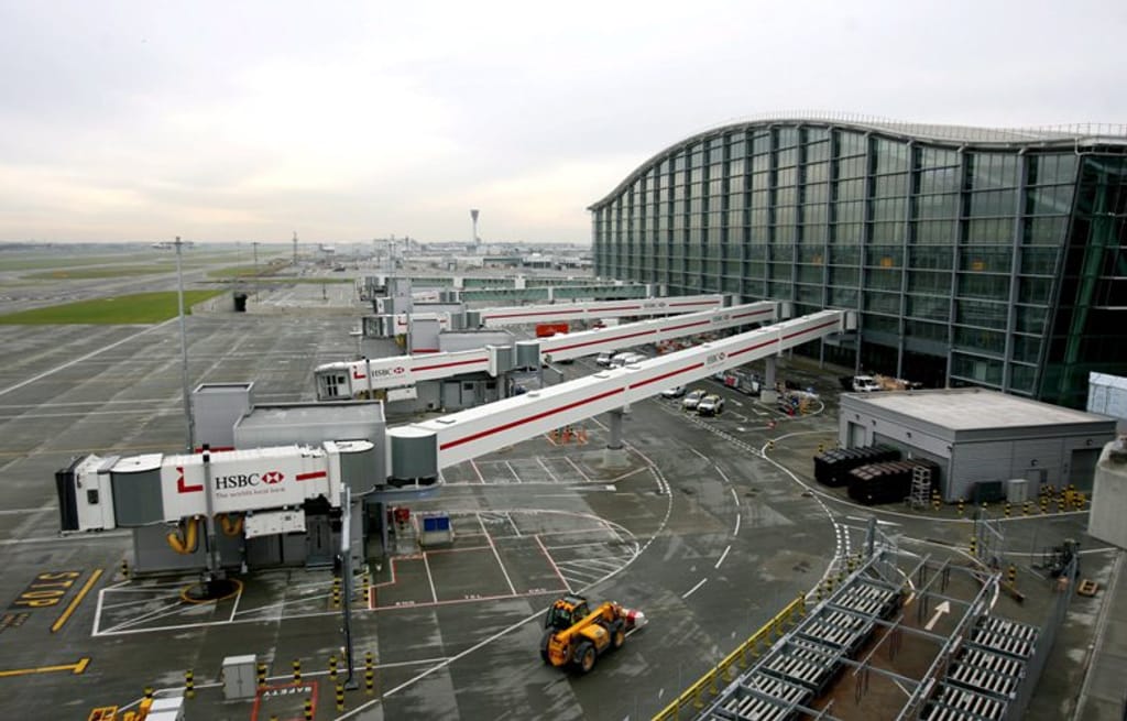 Caos no Aeroporto de Heathrow, Inglaterra