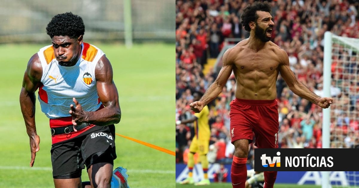 Comparado a Cristiano Ronaldo, Salah tem transformação física