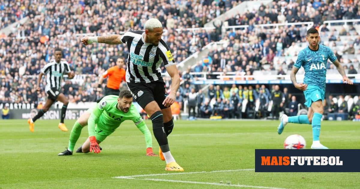 Aos 21 minutos, o Newcastle já atropelava o Tottenham por 5-0. Jogo acabou  6-1