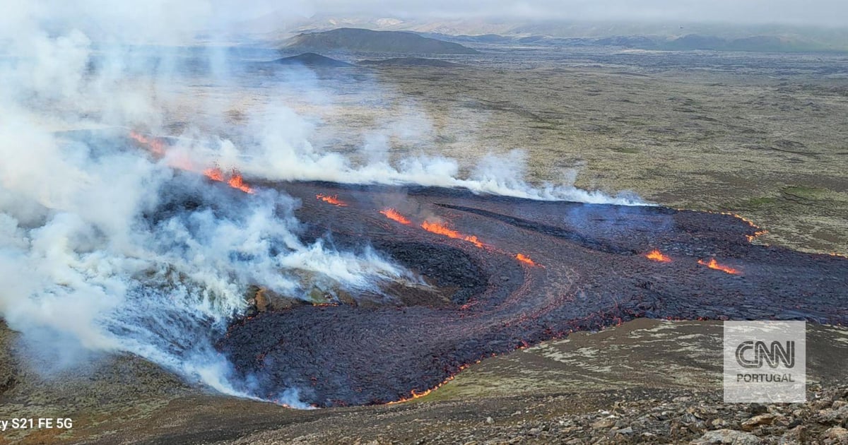 Volcán entra en erupción en Reykjanes, Islandia