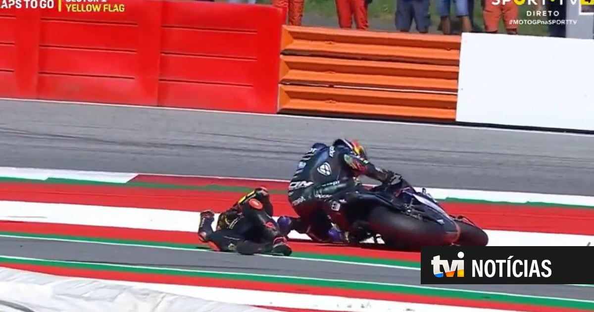 Moto GP: mais uma vez, Miguel Oliveira foi abalroado por um adversário e  desistiu da corrida ao sprint do GP da Áustria