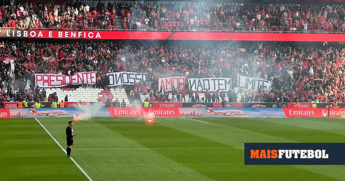 VÍDEO: adeptos contestam Rui Costa, Schmidt e os jogadores do Benfica