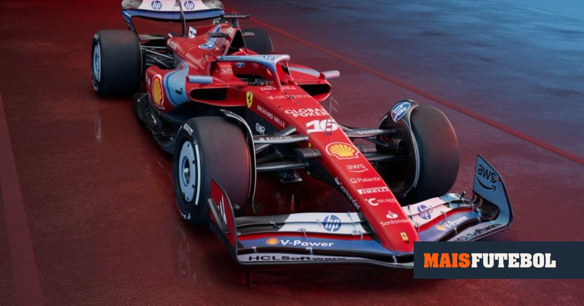 FOTOS: Ferrari apresenta nova pintura do carro em tons de... azul