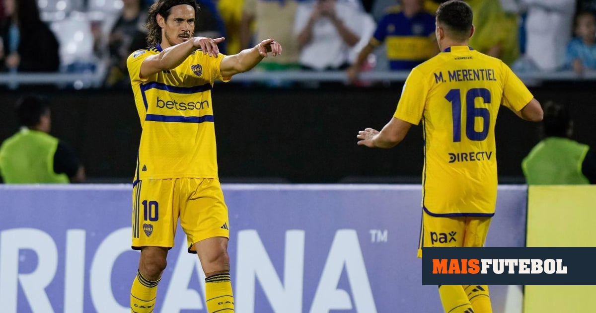 VÍDEO: Cavani salva Boca Juniors com livre espetacular nos descontos