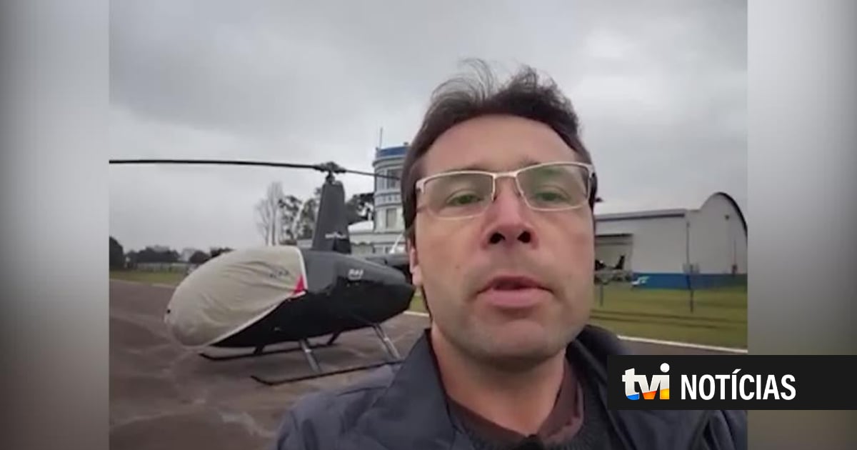 &quot;Ainda há pessoas em cima de telhados&quot;: Portugal ajuda Aeroclube de Garibaldi onde os helicópteros estão a voar 9 horas por dia
